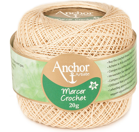 Anchor Mercer Crochet 20gr. - Hrúbka 100 - DOPREDAJ