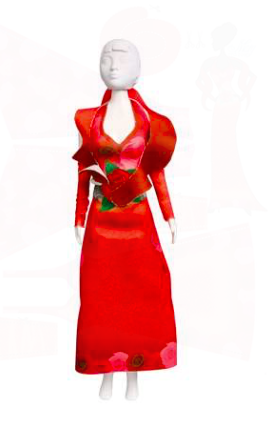 PN0164647 Dress your Doll - 2 Mary Red Roses